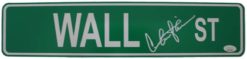 Charlie Sheen Autographed/Signed Wall Street 18" Sign JSA 25590