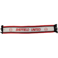 Sheffield United F.C. Vintage Acrylic Red Fan Scarf Soccer Collectibles 57486