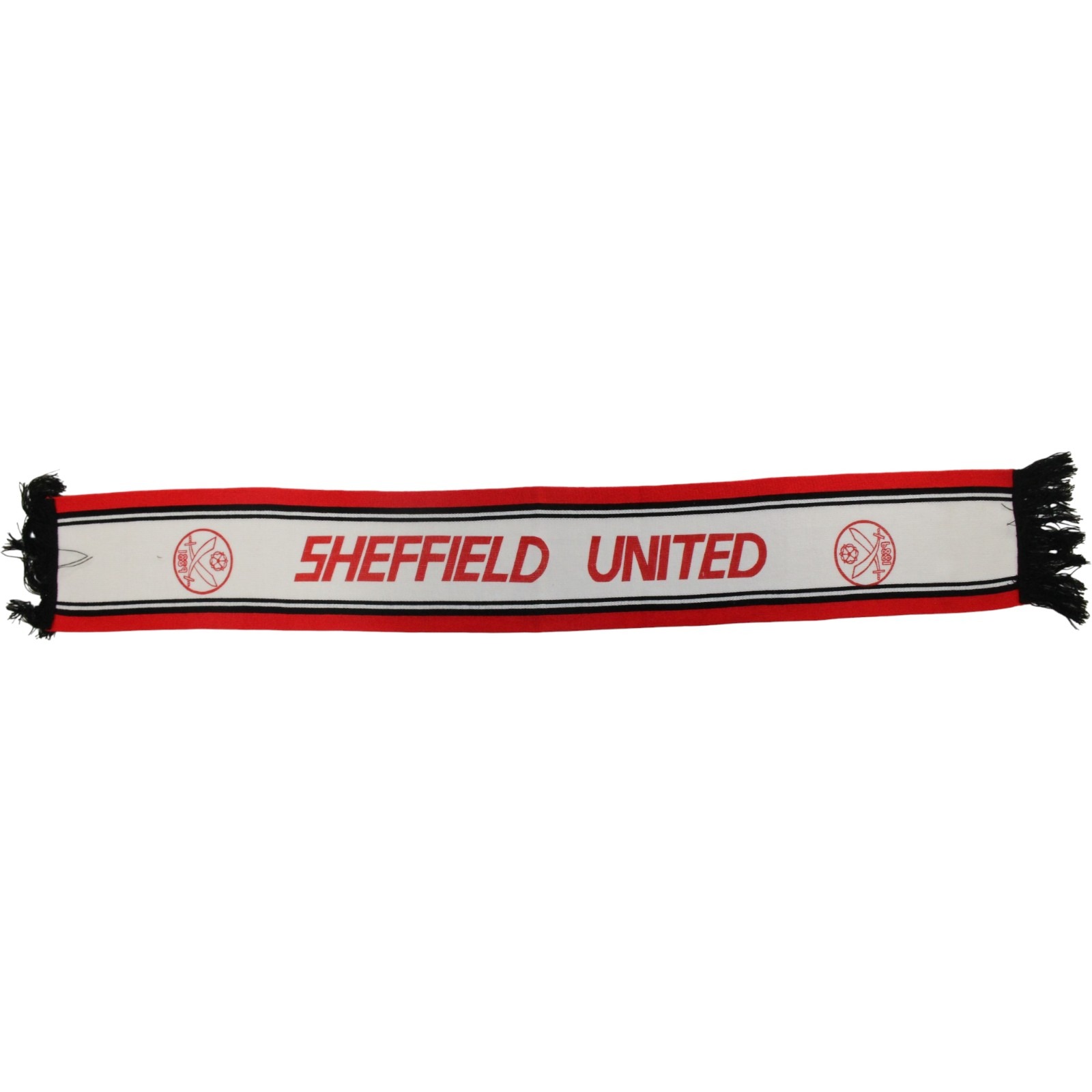 Sheffield United F.C Sheffield United F.C. Vintage Acrylic Red Fan Scarf Soccer Collectibles 57486