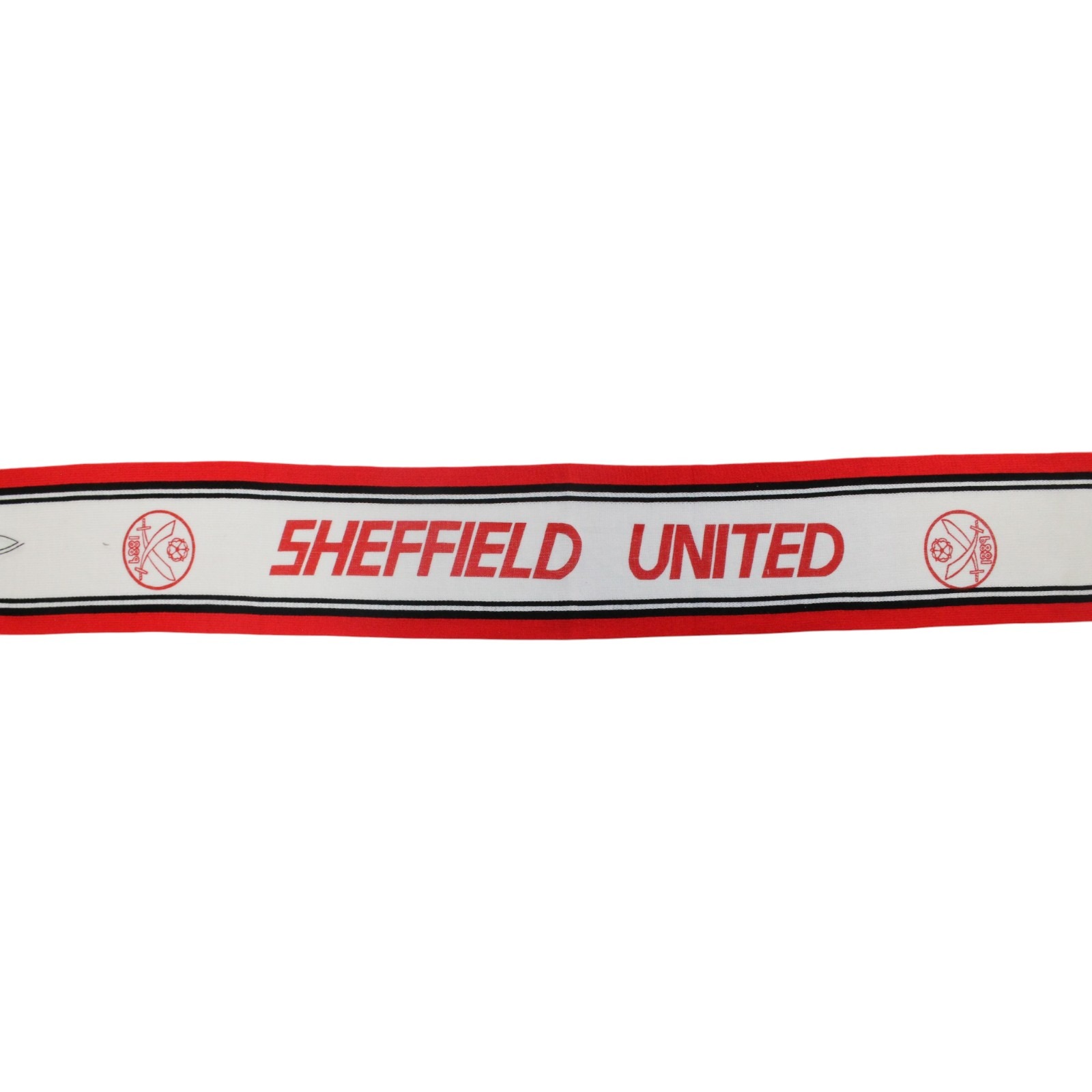 Sheffield United F.C Sheffield United F.C. Vintage Acrylic Red Fan Scarf Soccer Collectibles 57486