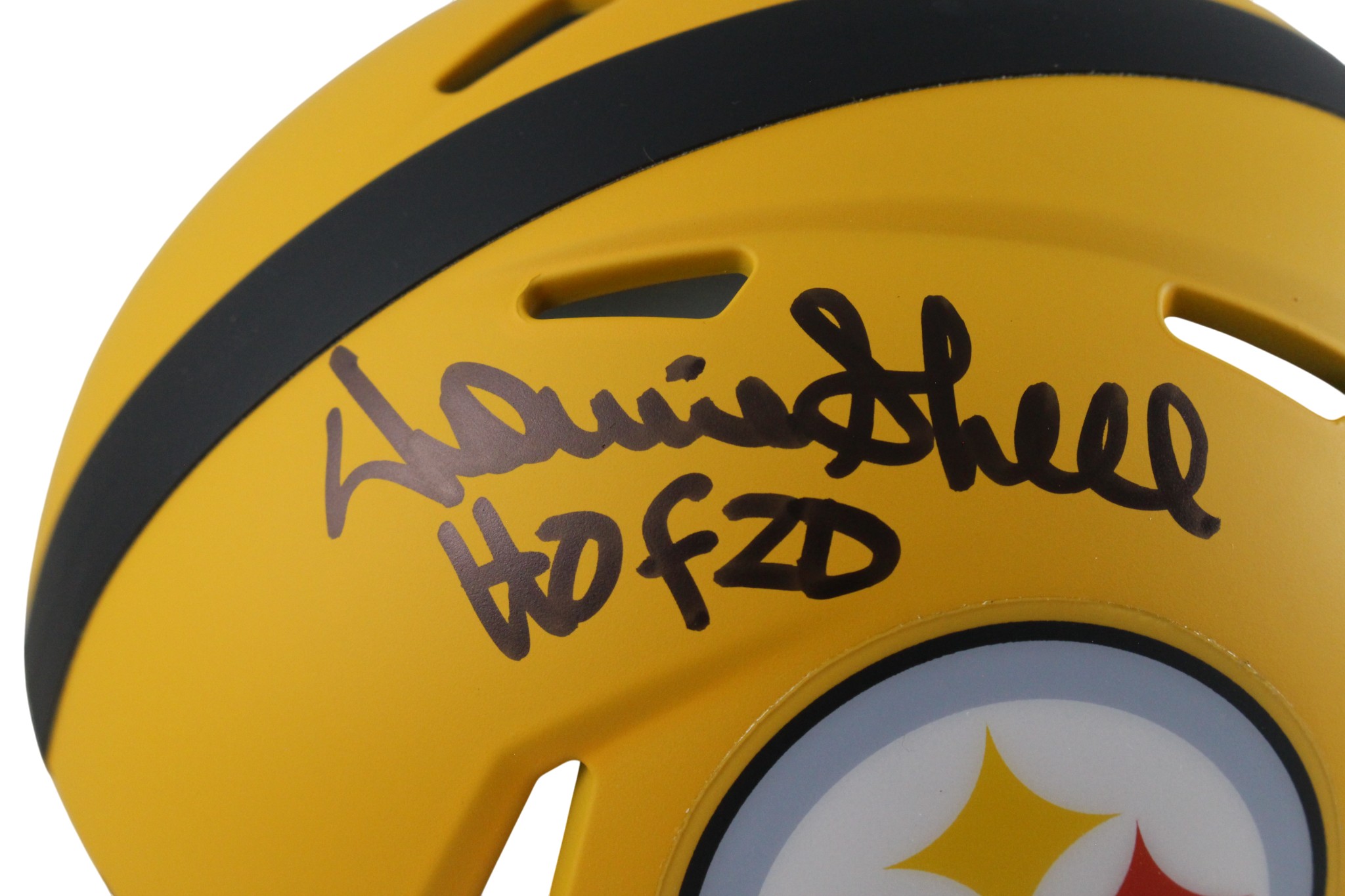 Donnie Shell Autographed Pittsburgh Steelers Mini Helmet HOF Beckett WIT 54761