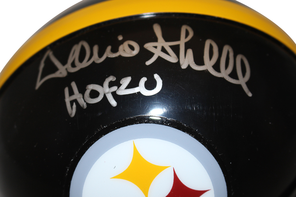 Donnie Shell Signed Pittsburgh Steelers VSR4 Mini Helmet HOF Beckett