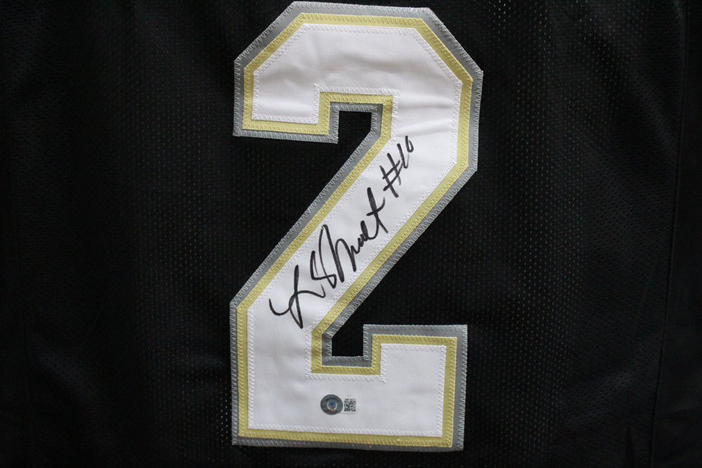 Laviska Shenault Autographed/Signed College Style Black XL Jersey Beckett