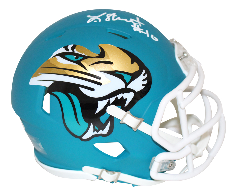Laviska Shenault Autographed Jacksonville Jaguars AMP Mini Helmet BAS 28088