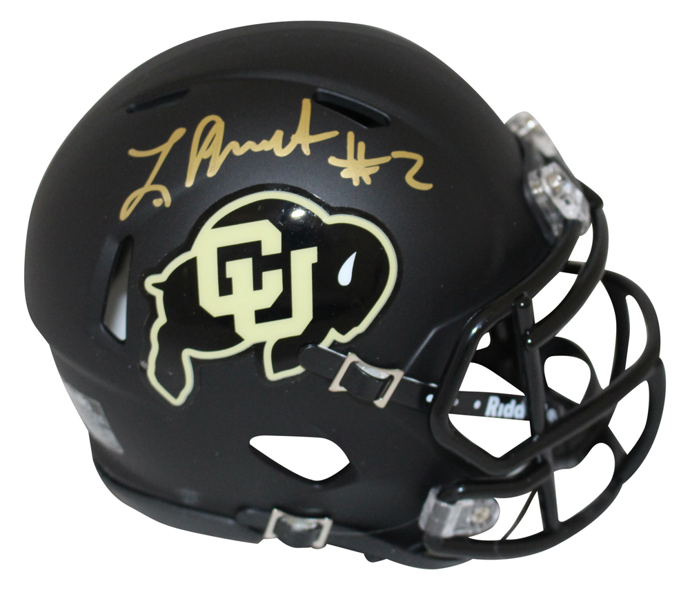 Laviska Shenault Autographed Colorado Buffaloes Black Mini Helmet BAS 28083