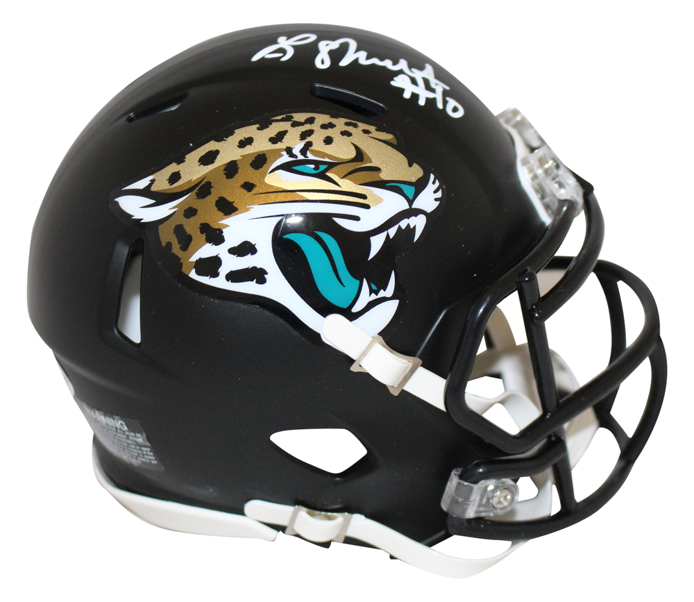 Laviska Shenault Signed Jacksonville Jaguars Black Matte Mini Helmet BAS 28087