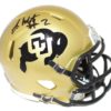 Laviska Shenault Jr Autographed Colorado Buffaloes Gold Mini Helmet 25899