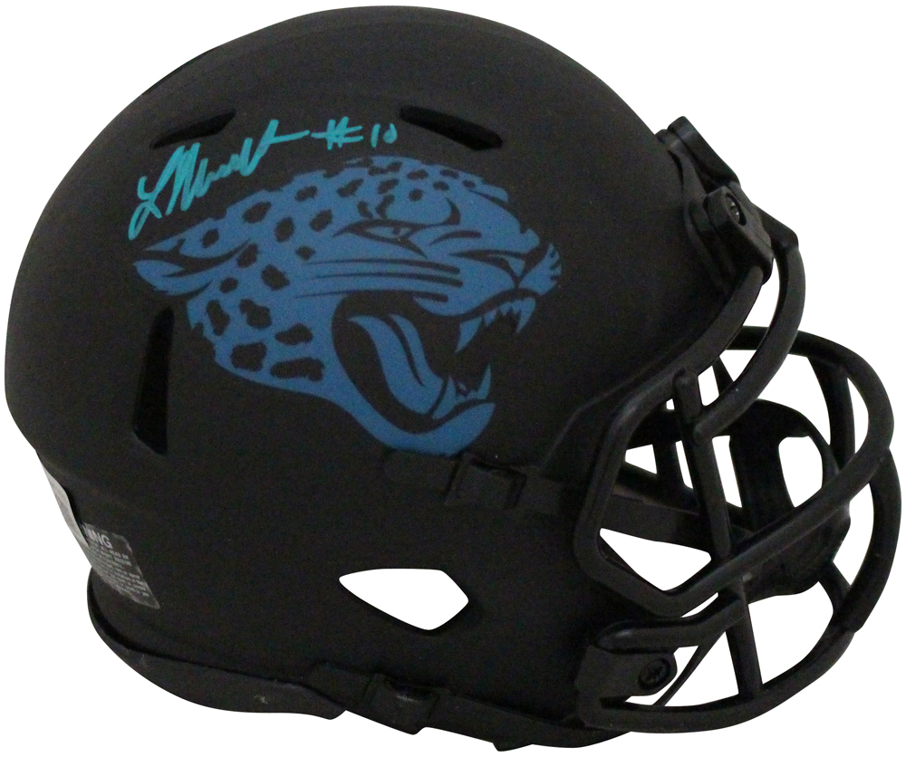 Laviska Shenault Autographed Jacksonville Jaguars Eclipse Mini Helmet BAS