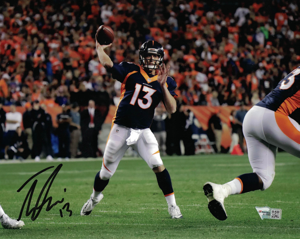 Trevor Siemian Autographed/Signed Denver Broncos 8x10 Photo FAN