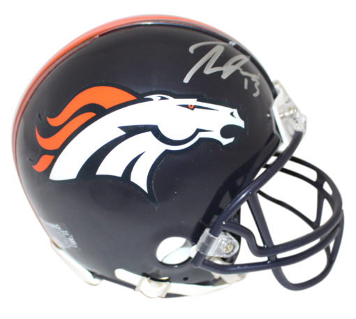 Trevor Siemian Autographed/Signed Denver Broncos Mini Helmet JSA 14761