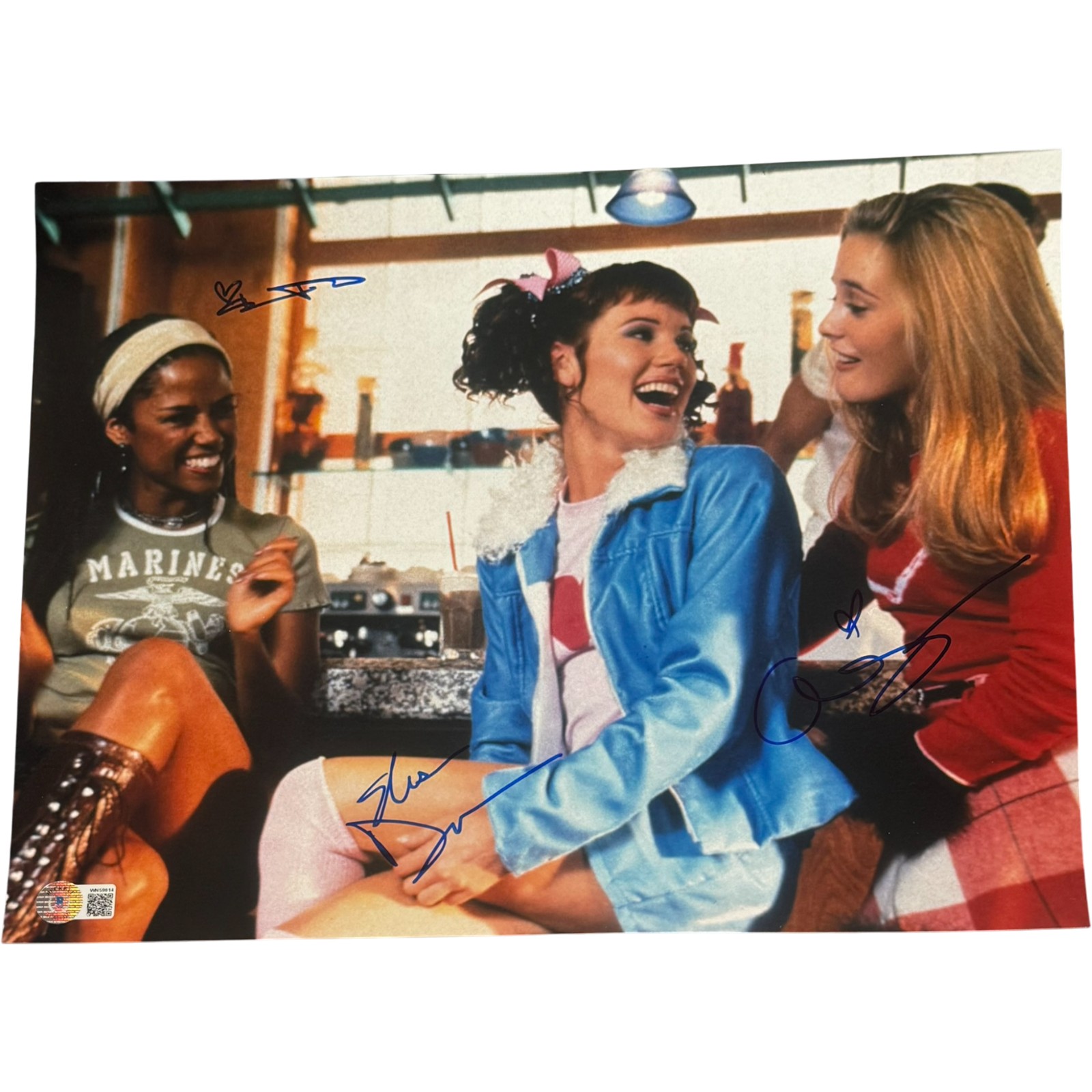 Stacey Dash Elisa Donovan Silverstone Signed Clueless 11x14 Photo Beckett 54377