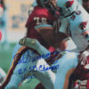 Ed Simmons Autographed/Signed Washington Redskins 8x10 Photo 2 Insc 27921
