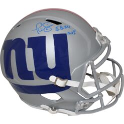 Phil Simms Signed New York Giants F/S Helmet AMP SB MVP Beckett