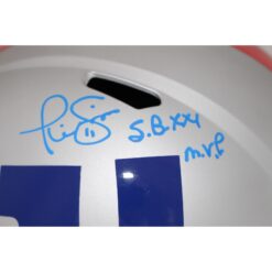 Phil Simms Signed New York Giants F/S Helmet AMP SB MVP Beckett