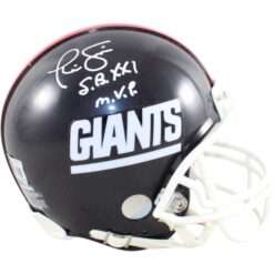 Phil Simms Signed New York Giants Mini Helmet VSR4 TB 81 SB XXI MVP BAS 58681