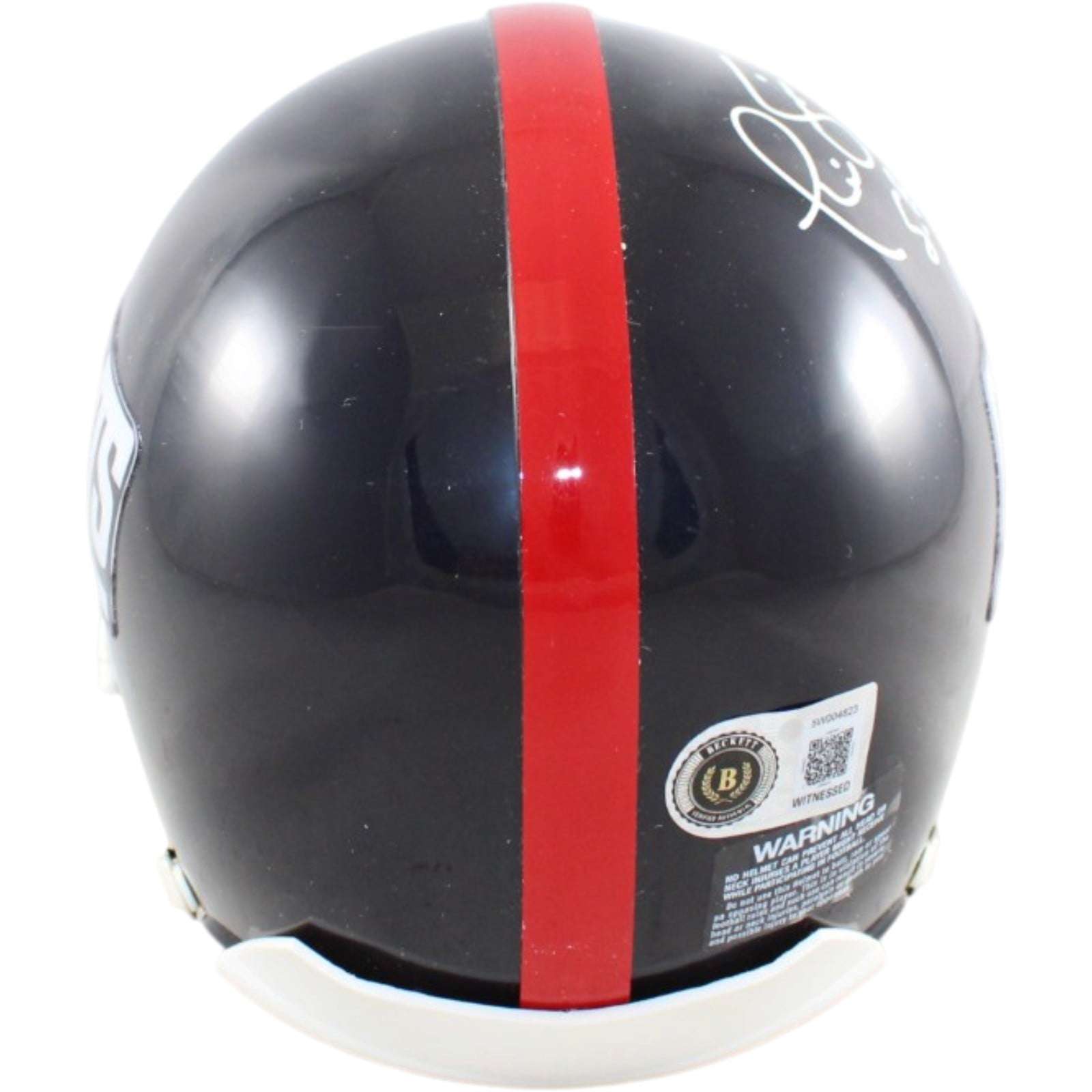 Phil Simms Signed New York Giants Mini Helmet VSR4 TB 81 SB XXI MVP BAS 58681 2 Phil Simms Signed New York Giants Mini Helmet VSR4 TB 81 SB XXI MVP BAS 58681