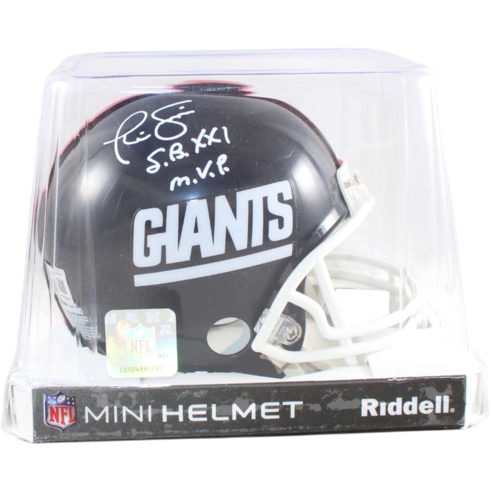Phil Simms Signed New York Giants Mini Helmet VSR4 TB 81 SB XXI MVP BAS 58681 5 Phil Simms Signed New York Giants Mini Helmet VSR4 TB 81 SB XXI MVP BAS 58681