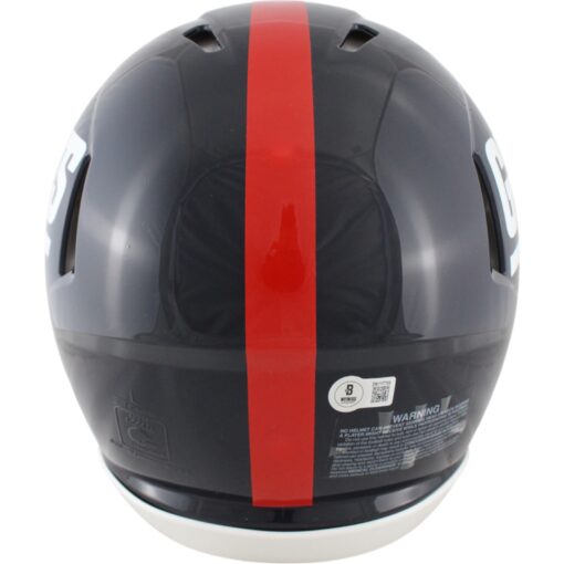 Phil Simms Autographed New York Giants Authentic TB SB MVP Helmet Beckkett 50973