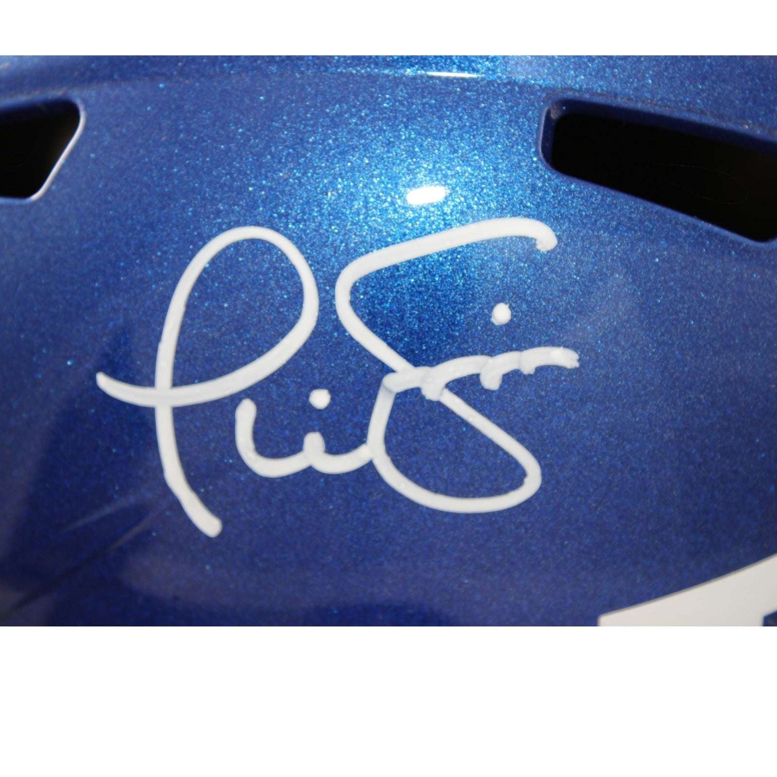 Phil Simms Signed New York Giants F/S Replica Helmet Rush Beckett Witness 58670 2 Phil Simms Signed New York Giants F/S Replica Helmet Rush Beckett Witness 58670