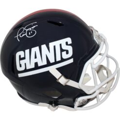 Phill Simms Autographed/Signed New York Giants F/S Helmet TB Beckett