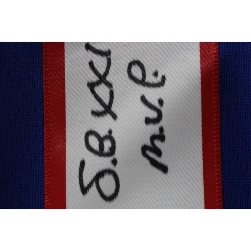 Phil Simms Autographed New York Giants M&N Jersey XL SB MVP Beckett 51166
