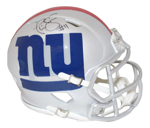 Phil Simms Autographed/Signed New York Giants AMP Mini Helmet JSA 26598