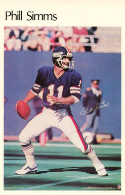 Phil Simms New York Giants Mini Poster 49/50 Marketcom 46194