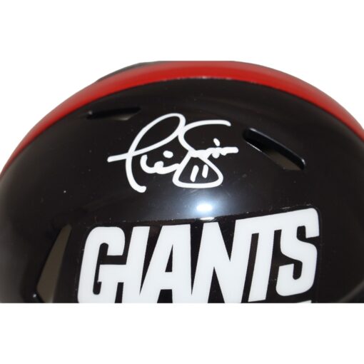 Phil Simms Autographed/Signed New York Giants Mini Helmet TB Beckett