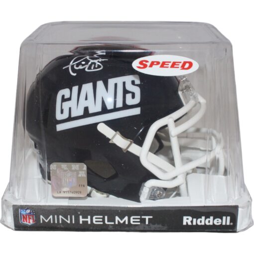 Phil Simms Autographed/Signed New York Giants Mini Helmet TB Beckett