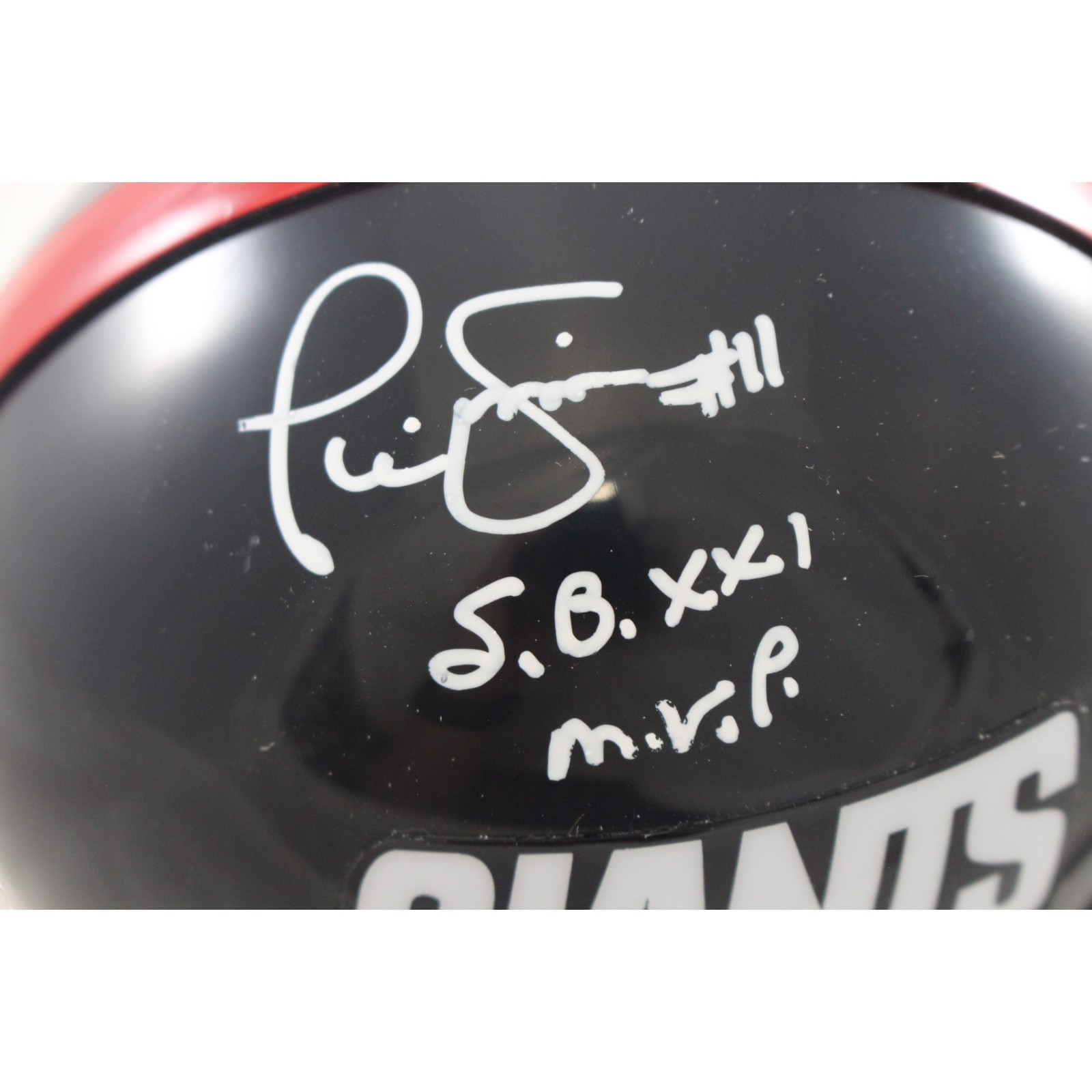 Phil Simms Autographed New York Giants VSR4 TB Mini Helmet SB MVP JSA 57162 2 Phil Simms Autographed New York Giants VSR4 TB Mini Helmet SB MVP JSA 57162