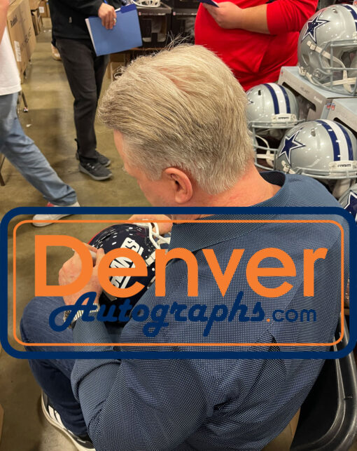 Phil Simms Autographed New York Giants Authentic TB SB MVP Helmet Beckkett 50973