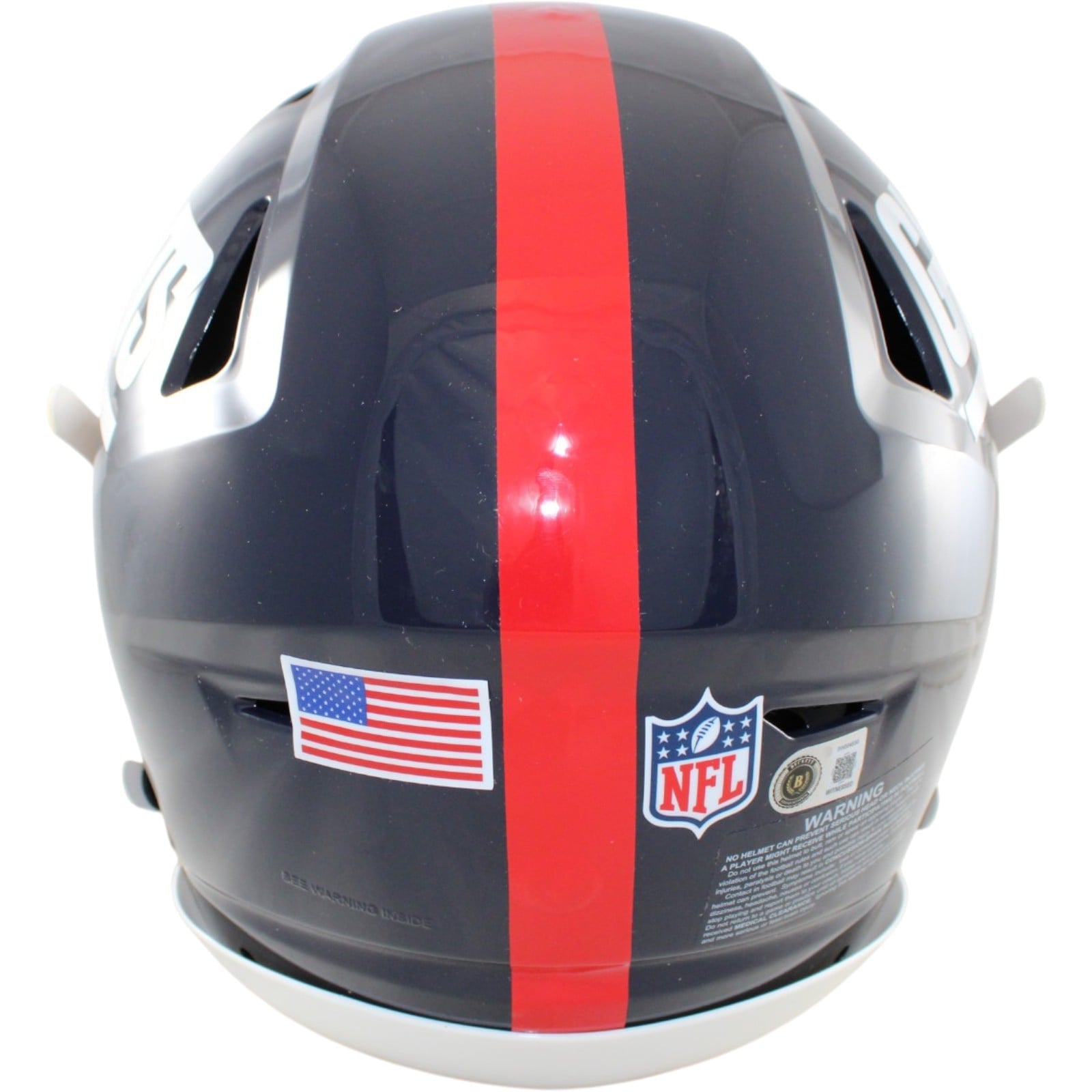 Phil Simms Signed New York Giants SpeedFlex TB Helmet SB MVP Beckett WIT 58496 3 Phil Simms Signed New York Giants SpeedFlex TB Helmet SB MVP Beckett WIT 58496