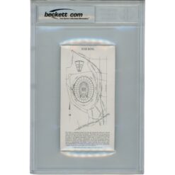 Phil Simms Autographed New York Giants Ticket Stub SB XXI MVP Slab Beckett 53165