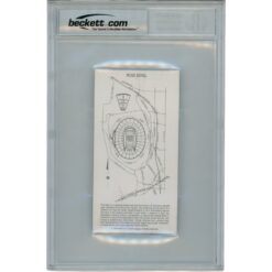 Phil Simms Autographed New York Giants Ticket Stub SB XXI MVP Slab Beckett 53172