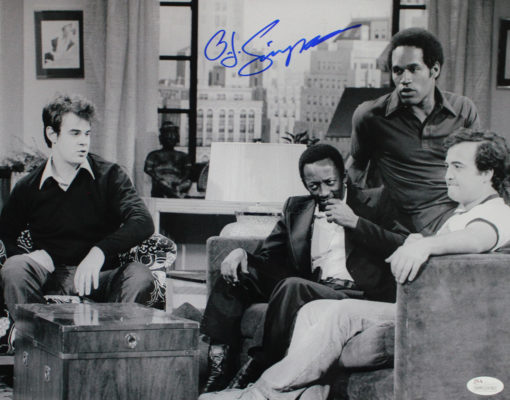 O.J. Simpson Autographed/Signed Saturday Night Live 11x14 Photo JSA 24373