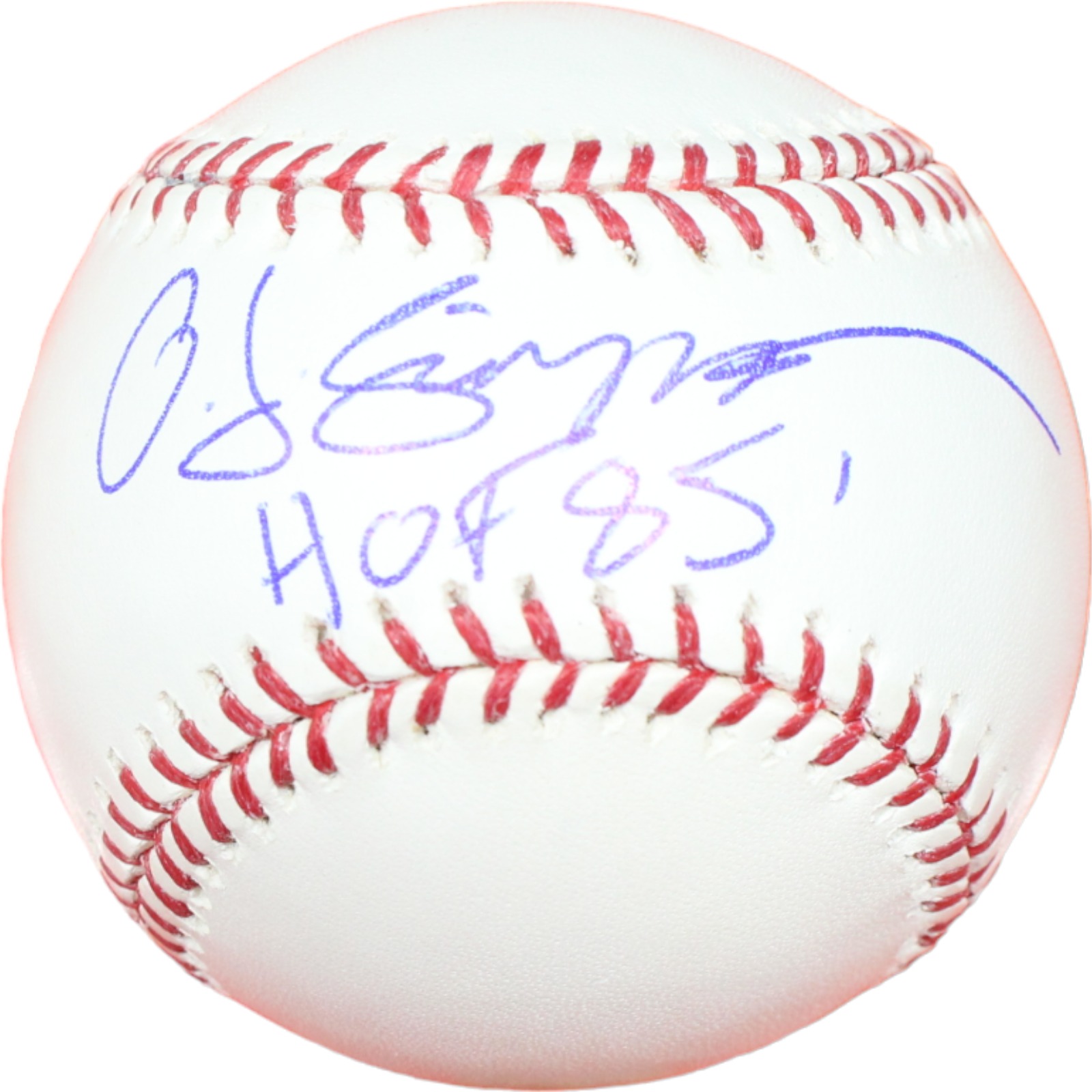 Oj Simpson Autographed/Signed Buffalo Bills Baseball HOF Beckett