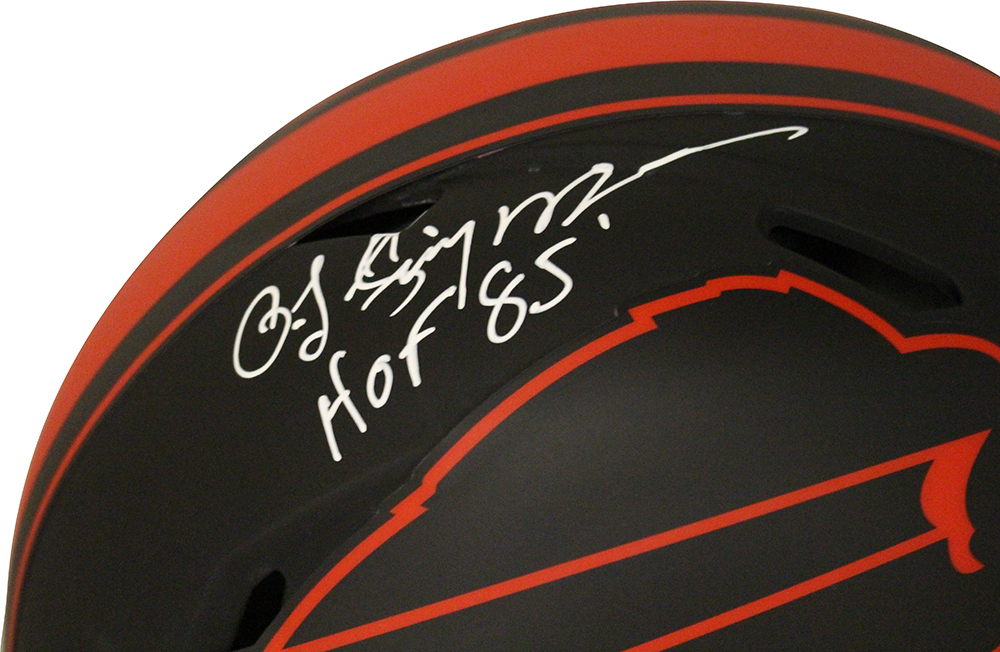 O.J. Simpson Signed Buffalo Bills Authentic Eclipse Speed Helmet HOF JSA 30382
