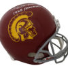 O.J. Simpson Autographed USC Trojans Replica Helmet 1968 Heisman JSA 26183