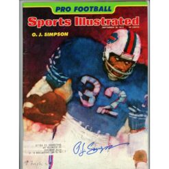 OJ Simpson Autographed Sports Illustrated 09/16/1974 JSA 46504 