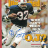 O.J. Simpson Autographed Buffalo Bills 1990 Sports Illustrated JSA 24362