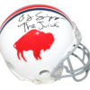 O.J. Simpson Autographed/Signed Buffalo Bills Mini Helmet The Juice JSA 24475