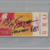 O.J. Simpson Signed 1968 USC Trojans vs Oregon State Ticket Seat 12 BAS 26487