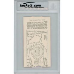 OJ Simpson Autographed USC Trojans 1968 Rose Bowl Ticket Stub Insc Beckett 48153