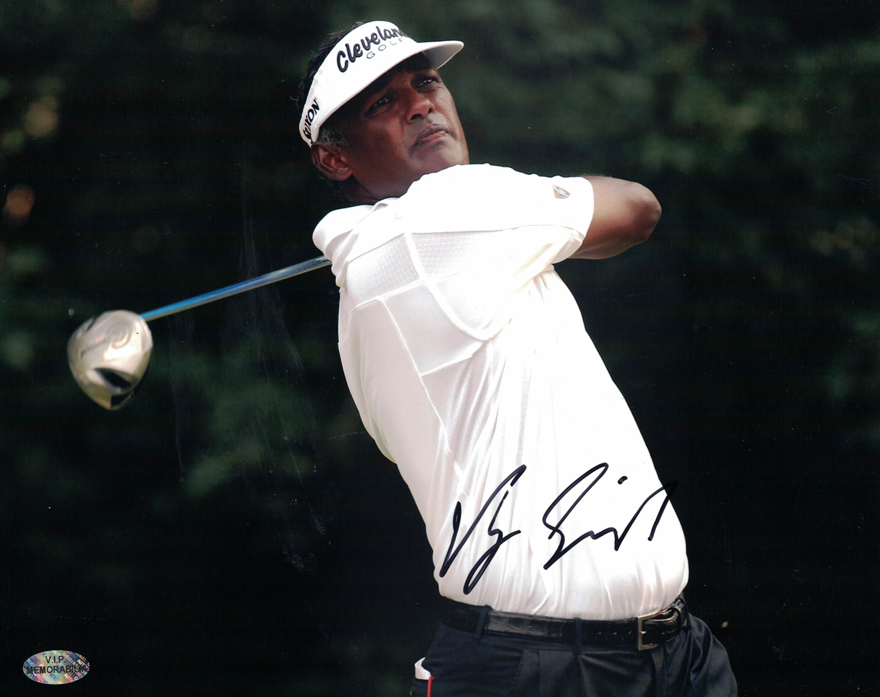 Vijay Singh Autographed/Signed PGA Tour Golf 8x10 Photo 30286
