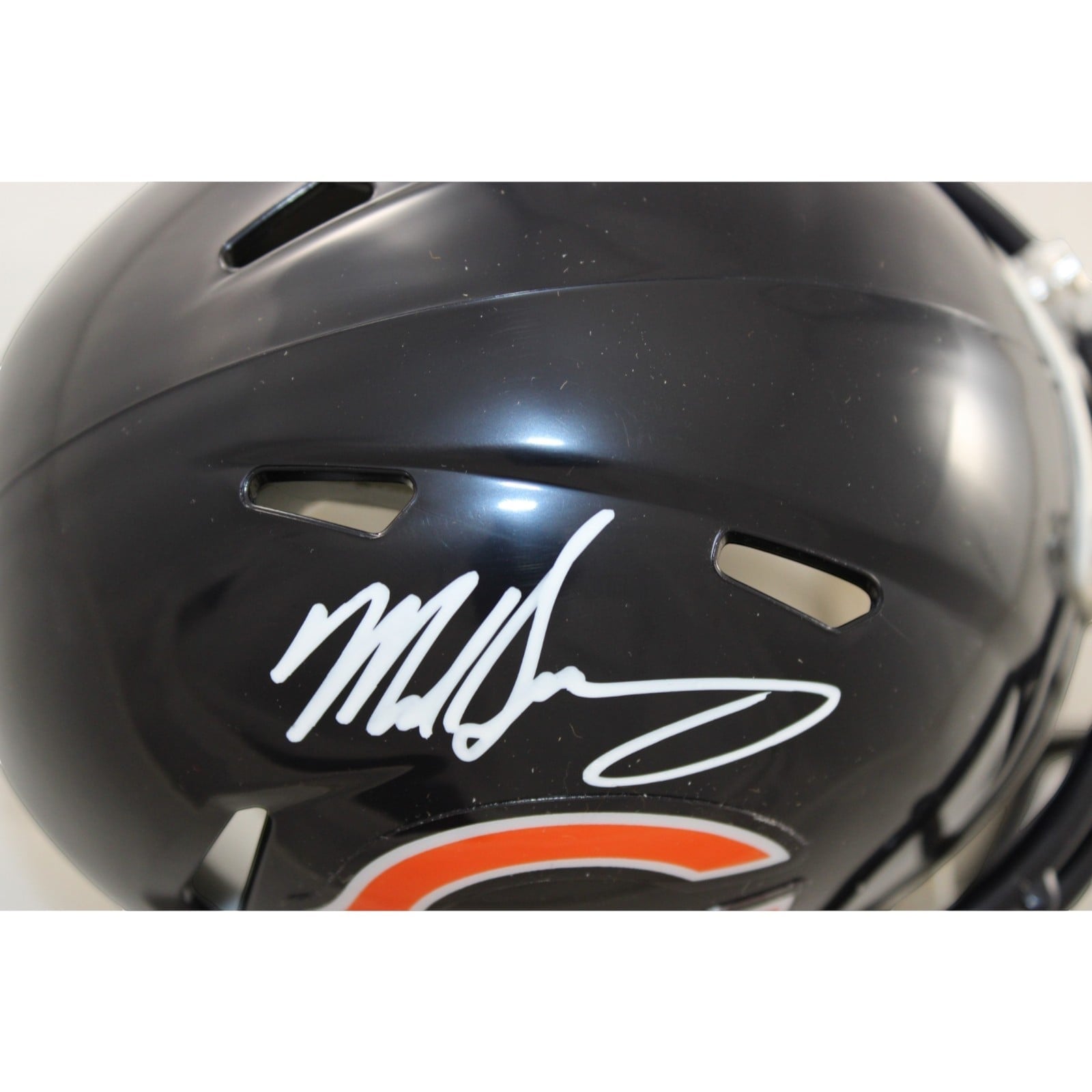 Mike Singletary Autographed/Signed Chicago Bears Mini Helmet Beckett WIT 58587 2 Mike Singletary Autographed/Signed Chicago Bears Mini Helmet Beckett WIT 58587