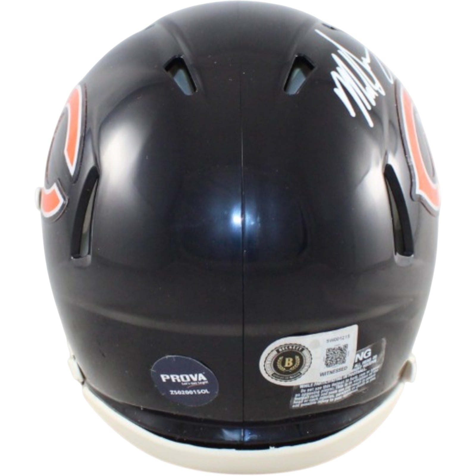 Mike Singletary Autographed/Signed Chicago Bears Mini Helmet Beckett WIT 58587 3 Mike Singletary Autographed/Signed Chicago Bears Mini Helmet Beckett WIT 58587