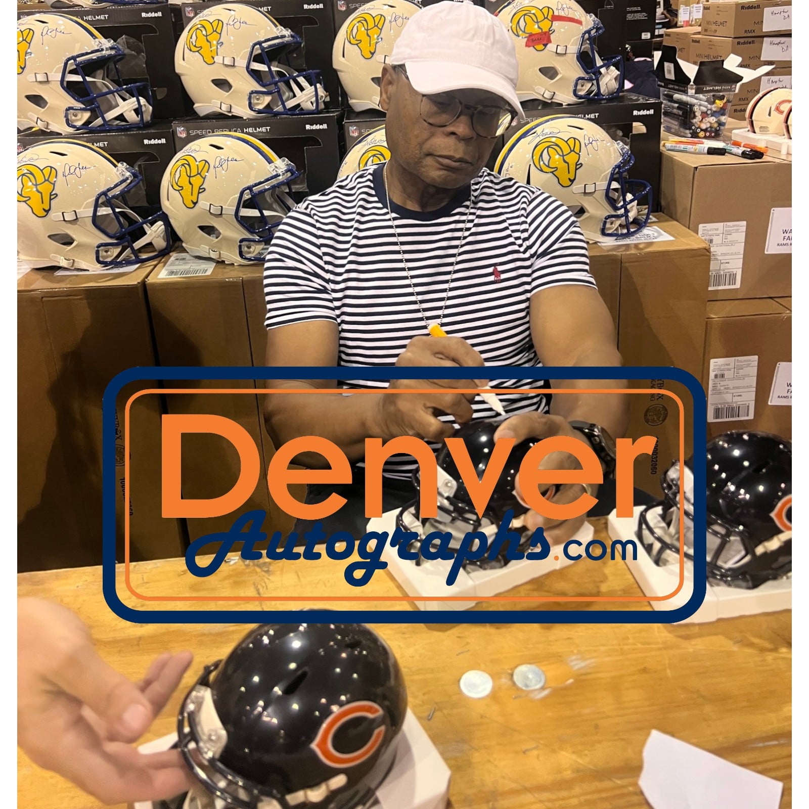 Mike Singletary Autographed/Signed Chicago Bears Mini Helmet Beckett WIT 58587 6 Mike Singletary Autographed/Signed Chicago Bears Mini Helmet Beckett WIT 58587