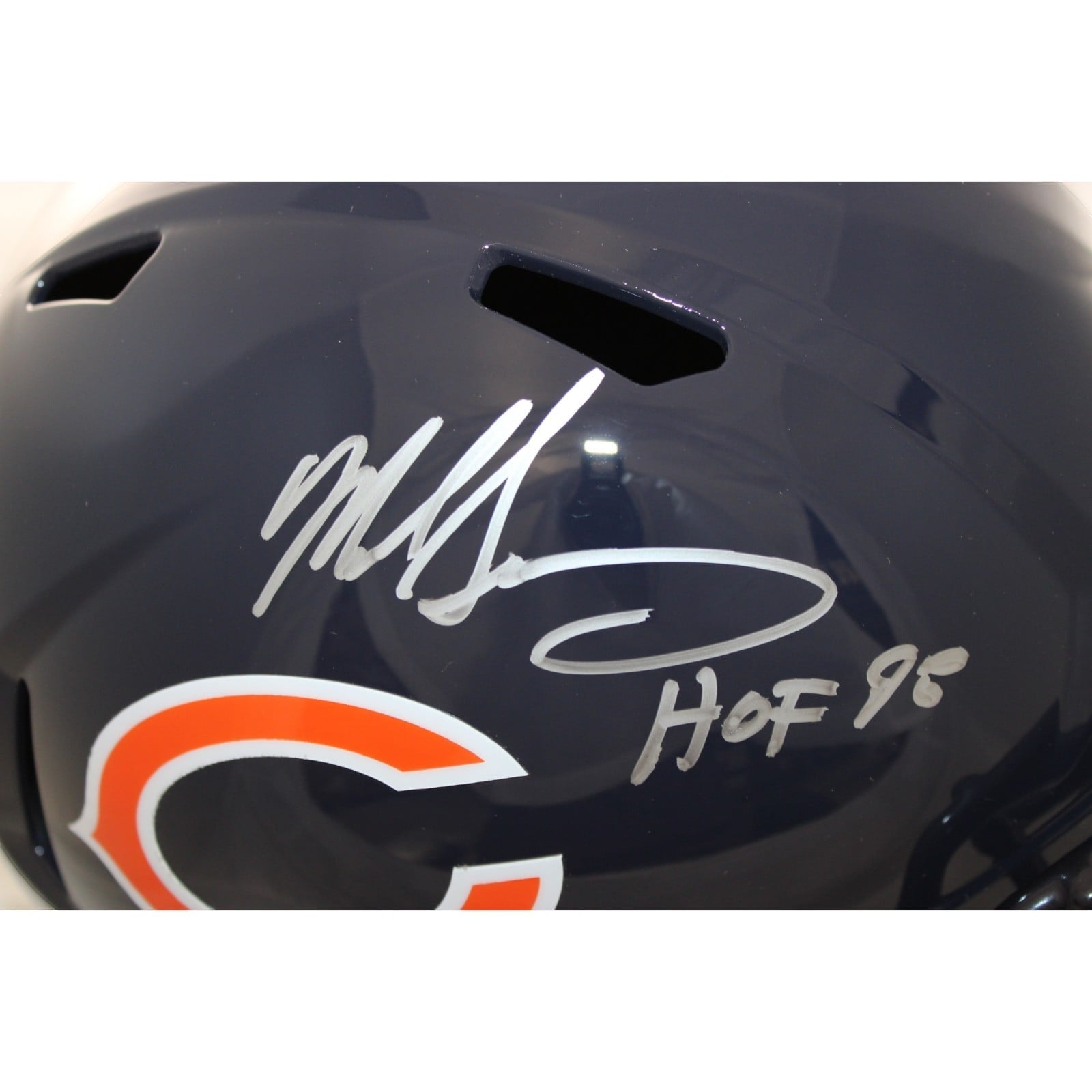 Mike Singletary Autographed Chicago Bears F/S Replica Helmet HOF Beckett W 58600 2 Mike Singletary Autographed Chicago Bears F/S Replica Helmet HOF Beckett W 58600