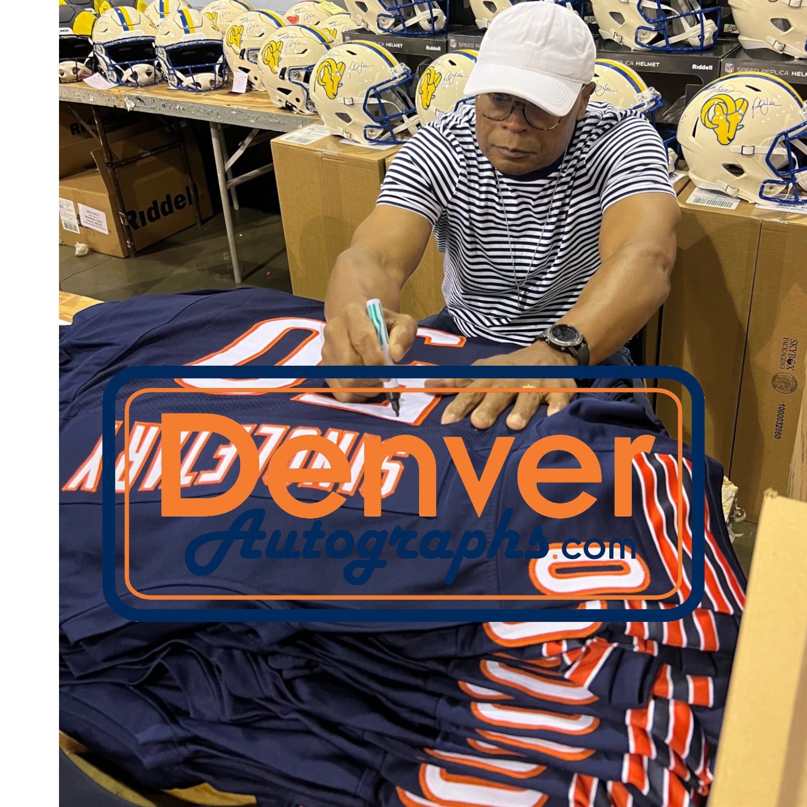 Mike Singletary Autographed/Signed Pro Style Sz XL Jersey Navy Beckett WIT 58510 5 Mike Singletary Autographed/Signed Pro Style Sz XL Jersey Navy Beckett WIT 58510