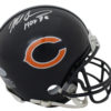 Mike Singletary Autographed/Signed Chicago Bears Mini Helmet HOF 98 BAS 24476
